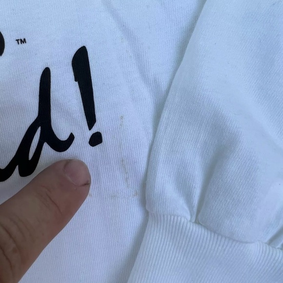 Vintage 90s Maryland Terrapins BE AFRAID Long Sleeve Tshirt Size Small NOS - Picture 7 of 8